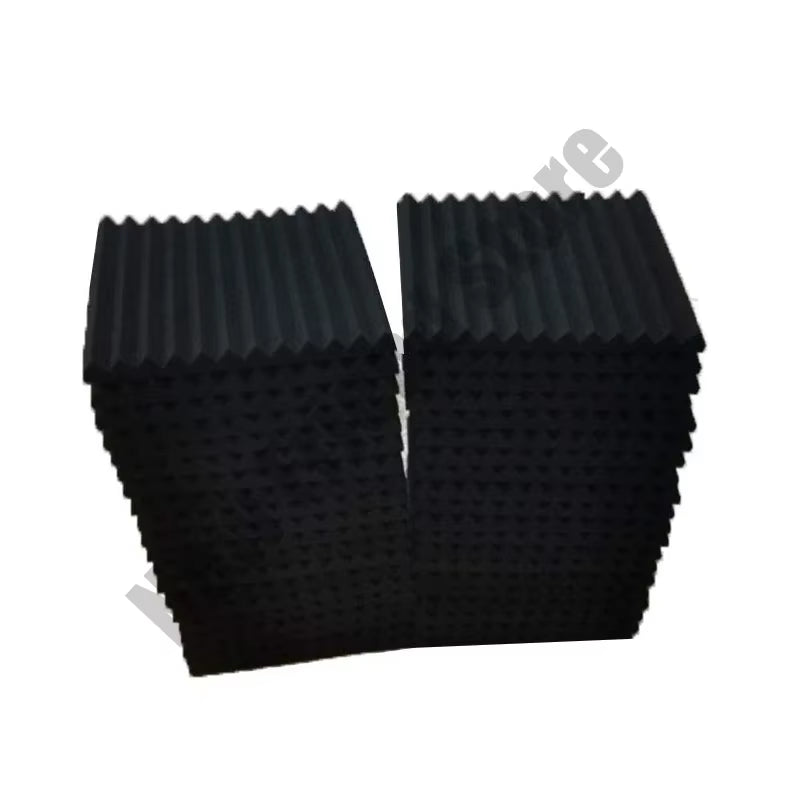 50PCS 300X300X25Mm Acoustic Foam Studio Soundproofing Panels Wedges Soundproof Absorption Treatment Sponge Sound Insulation Foam